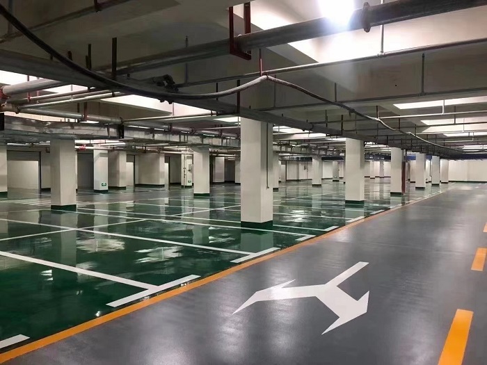 舊環氧地坪翻新后效果圖